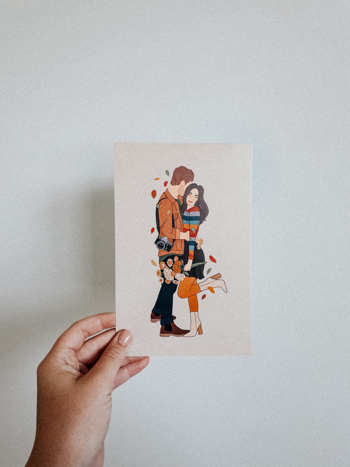 Cam + Ellie Art Print